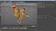 3D model rigged chickens