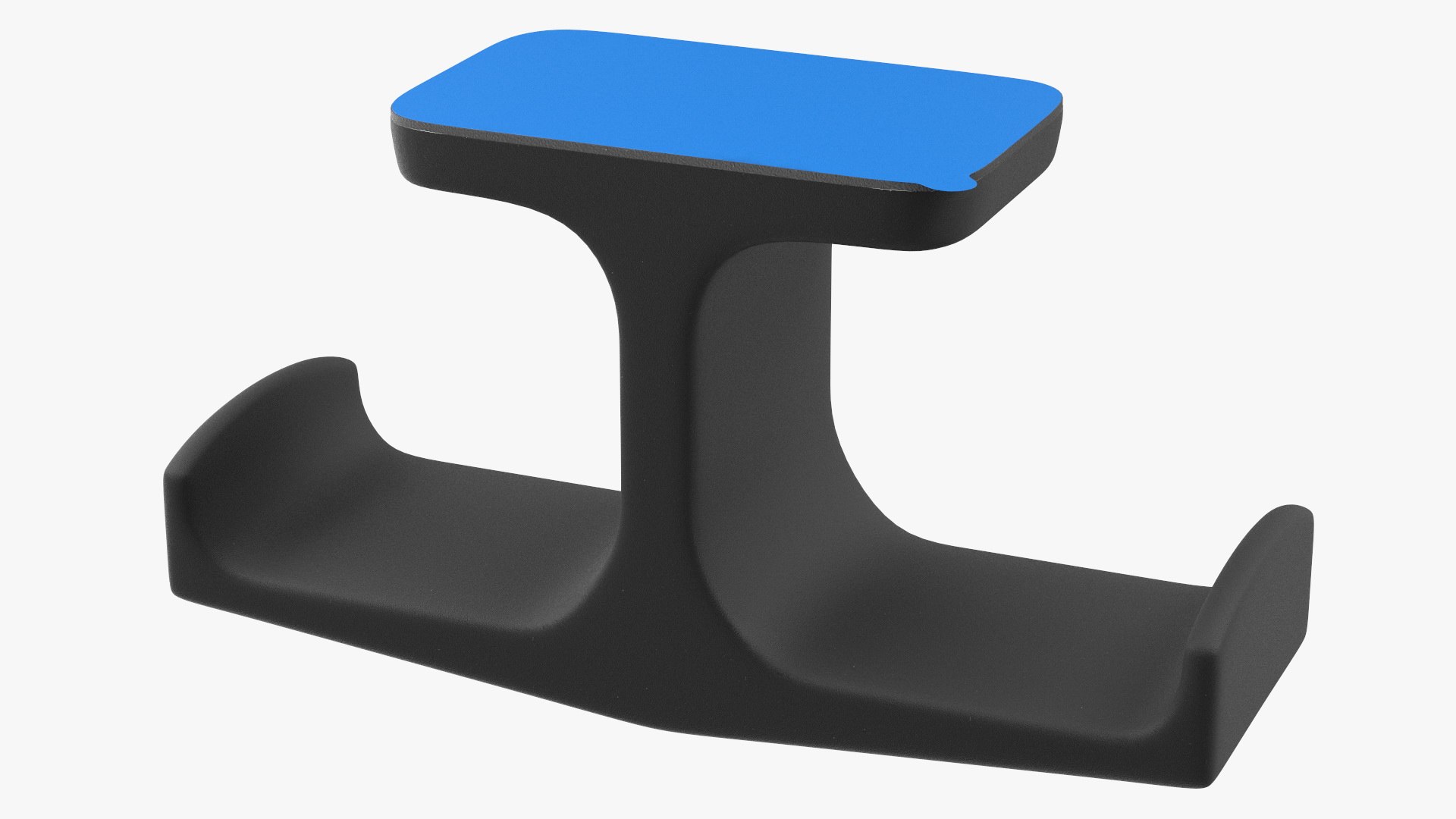 Under-Desk Headphone Stand Mount Holder 3D model preview