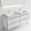 Duravit XSquare Vanity Unit Set 2 3D model