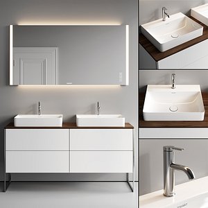 Duravit XSquare Vanity Unit Set 2 3D model