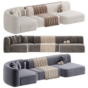 3D model PIAF Sofa