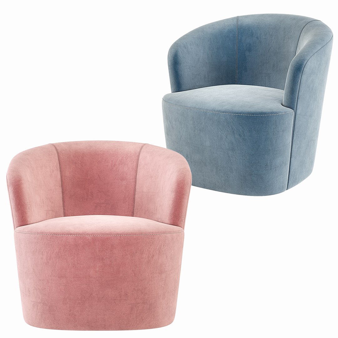 Swoon Editions Ritz Occasional Chair model TurboSquid 2004408