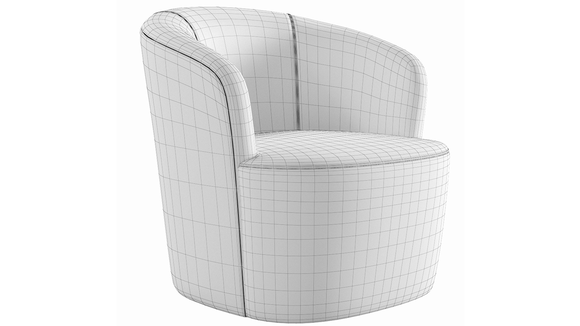 Swoon Editions Ritz Occasional Chair model TurboSquid 2004408