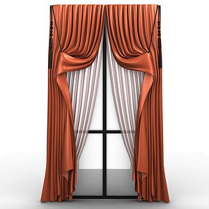 curtain 3d model