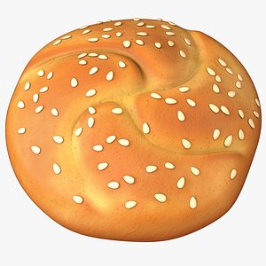 3D Cartoon Bread