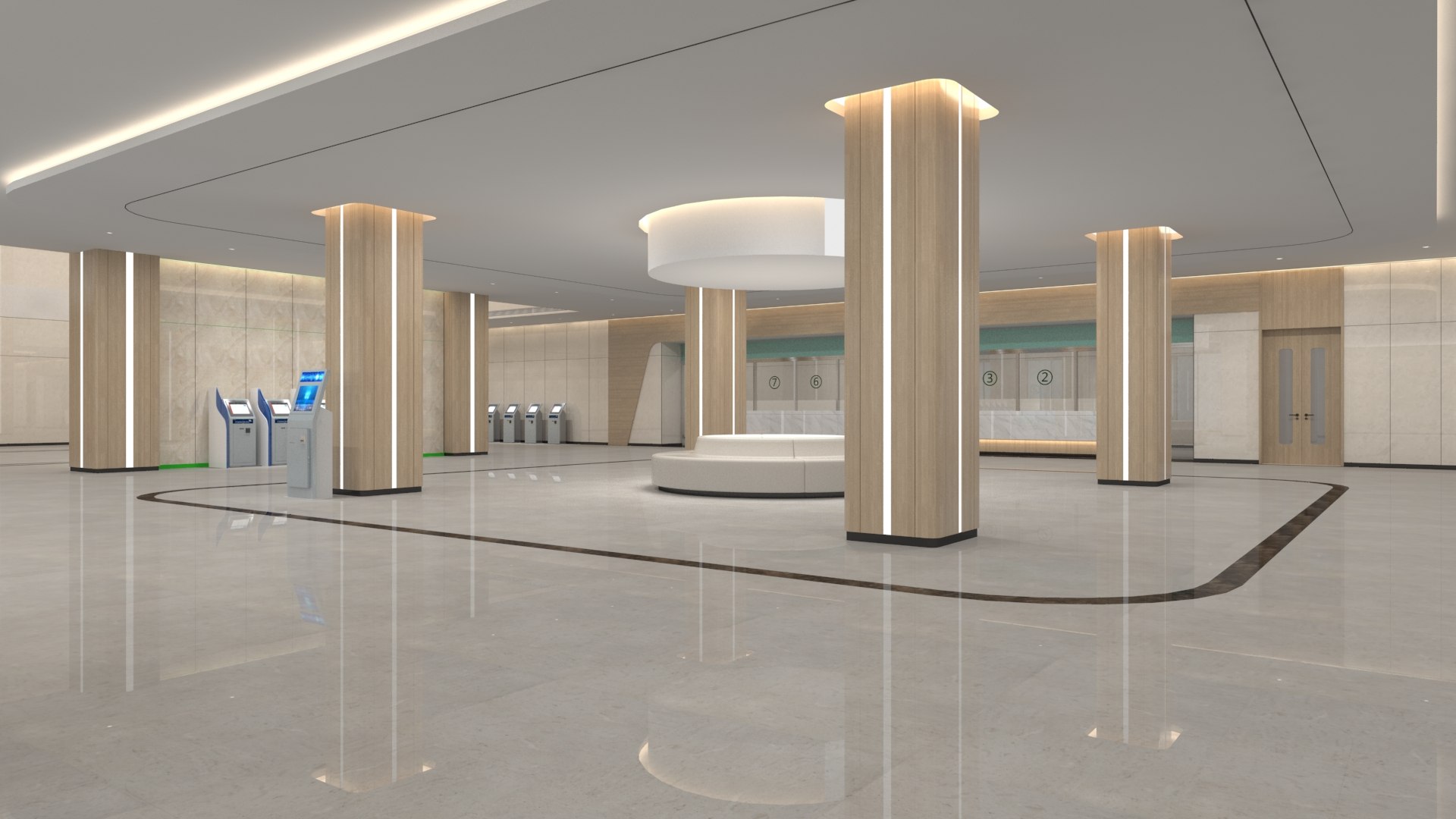 Modern Hall 50 3D Model - TurboSquid 2331950