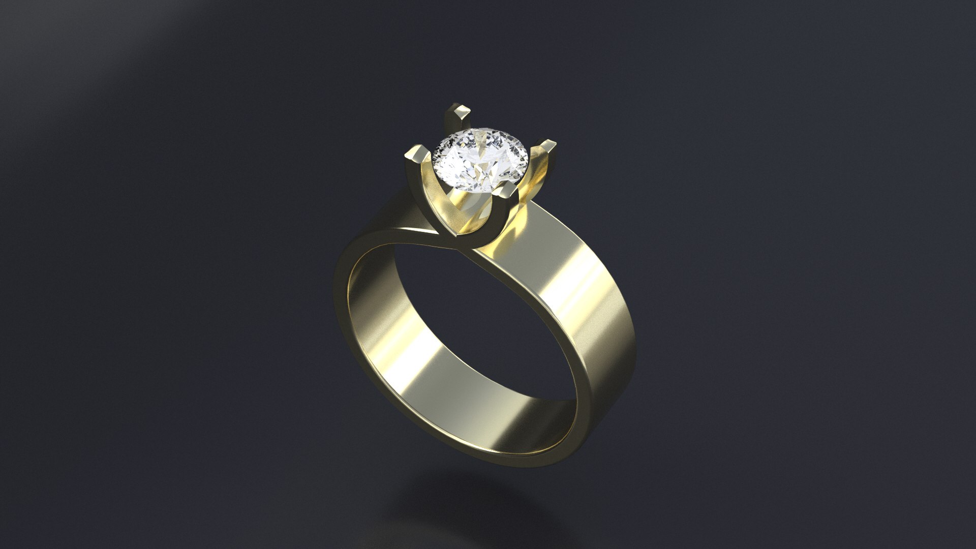 3D Engagement Ring 3D Print Model Or CNC Model - TurboSquid 1989703
