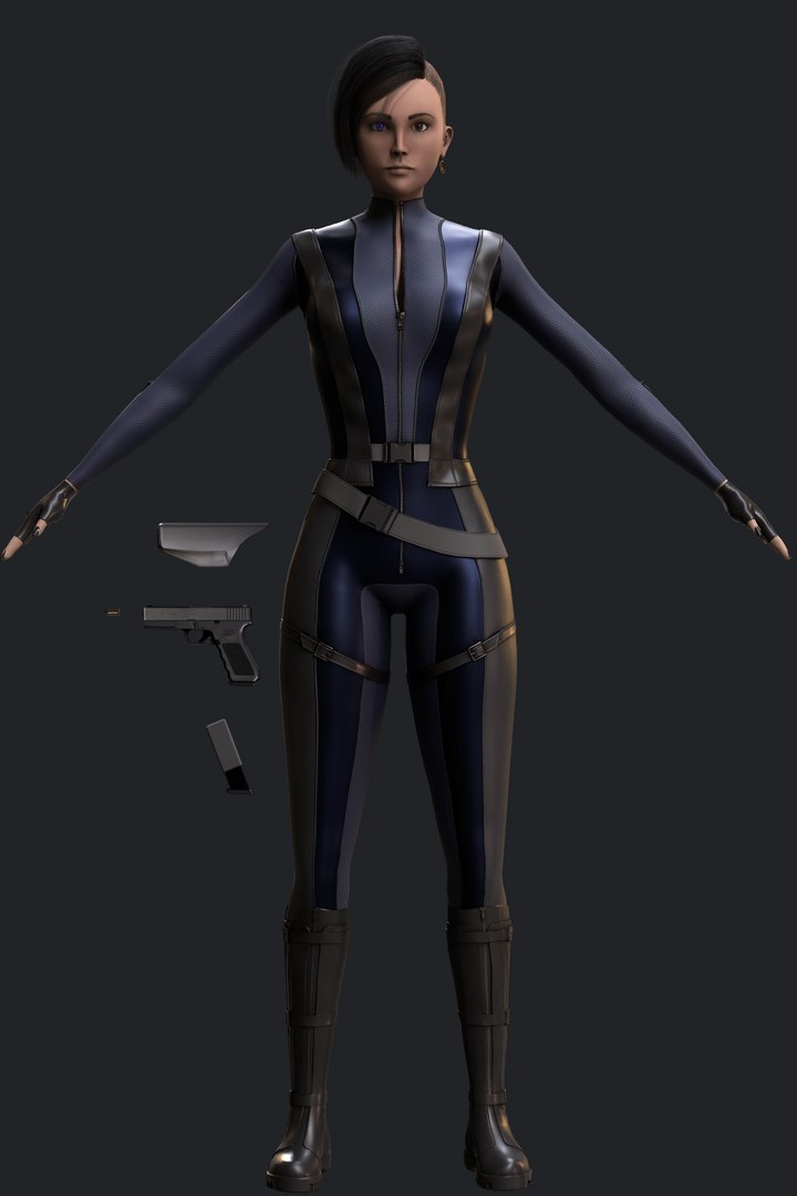 GirlZ 3D model - TurboSquid 1762533