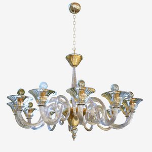 chandeliers lights sylcom dolfin 3D model