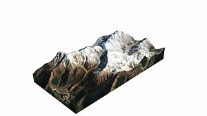 3D Namcha Barwa Mountain