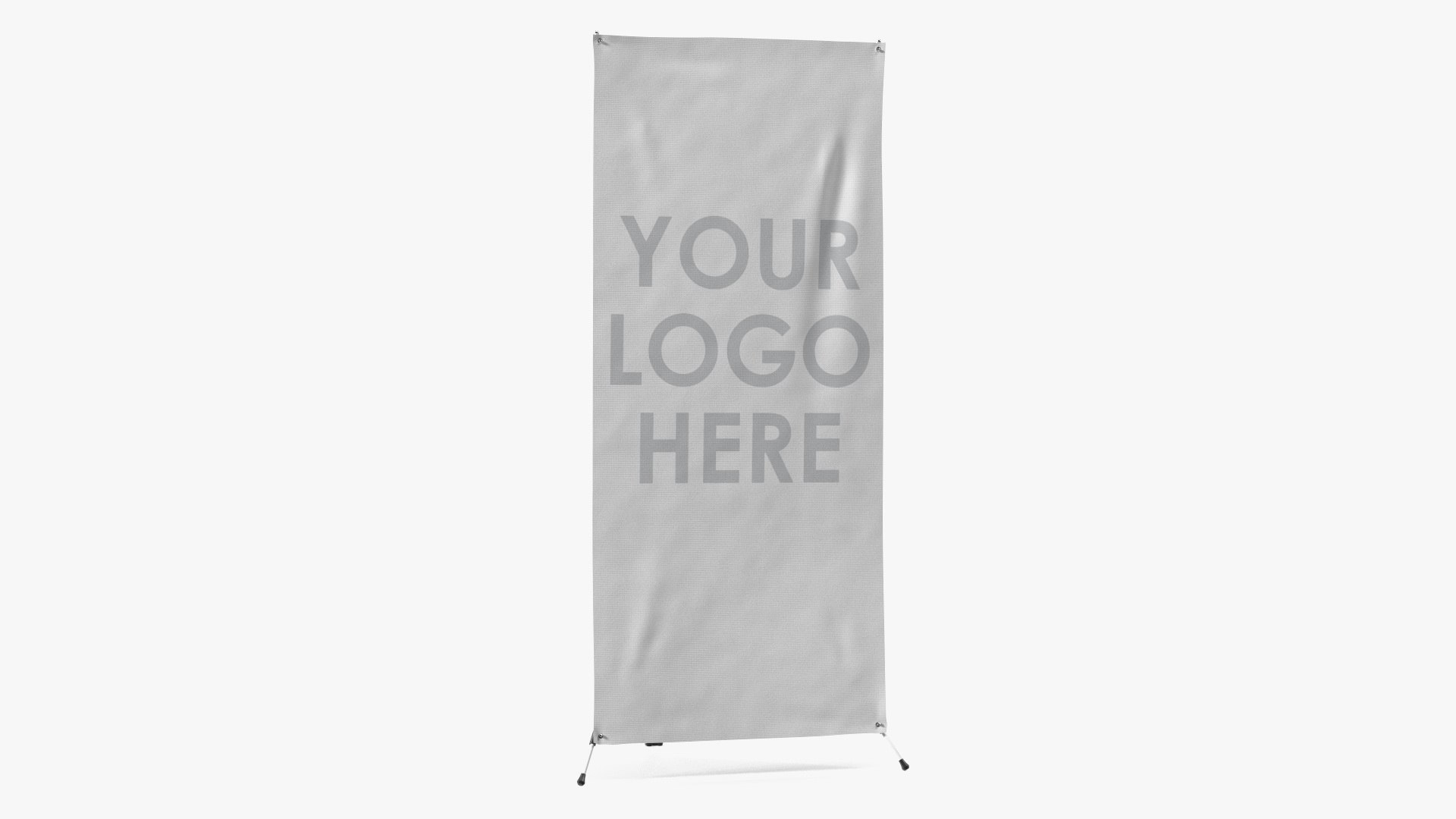 Trade Show Banner Stand 3D model preview