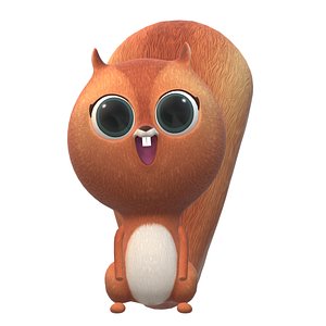3D Squirrel model