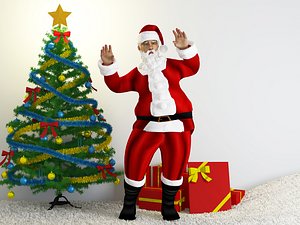 3D santa clause