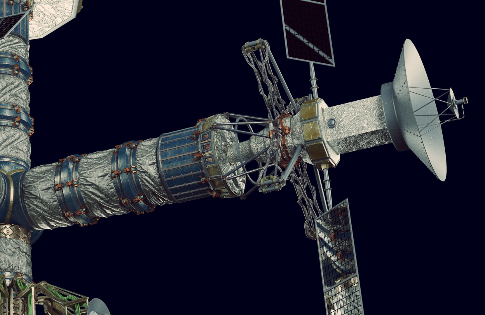 space station modeled 3D model https://p.turbosquid.com/ts-thumb/NI/NZ0aHk/A0VBKGyC/de22f9ac7satellitestation2/jpg/1512988806/1920x1080/fit_q87/66c8f9f3352e7b9553720396b18791c5d298f3d5/de22f9ac7satellitestation2.jpg