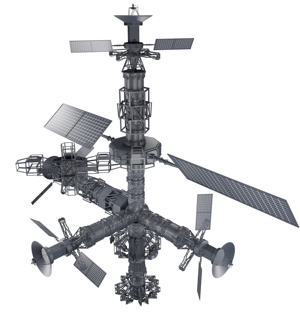 space station modeled 3D model https://p.turbosquid.com/ts-thumb/NI/NZ0aHk/TID9eWwP/de22f9ac7satellitestation3/jpg/1512989079/1920x1080/fit_q87/2674d0e7a2f3b2fa53fa2260ad4f5c56d0be054e/de22f9ac7satellitestation3.jpg