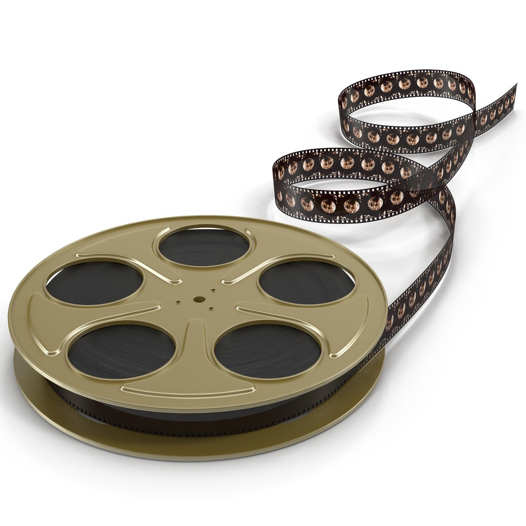Video Film Reel 5 3D Model 3D model preview