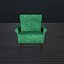Chaise low-poly
