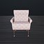 Chaise low-poly