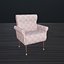 Chaise low-poly