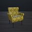 Chaise low-poly