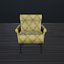 Chaise low-poly