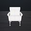 Chaise low-poly