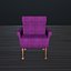 Chaise low-poly