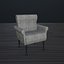 Chaise low-poly