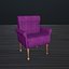 Chaise low-poly