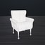 Chaise low-poly
