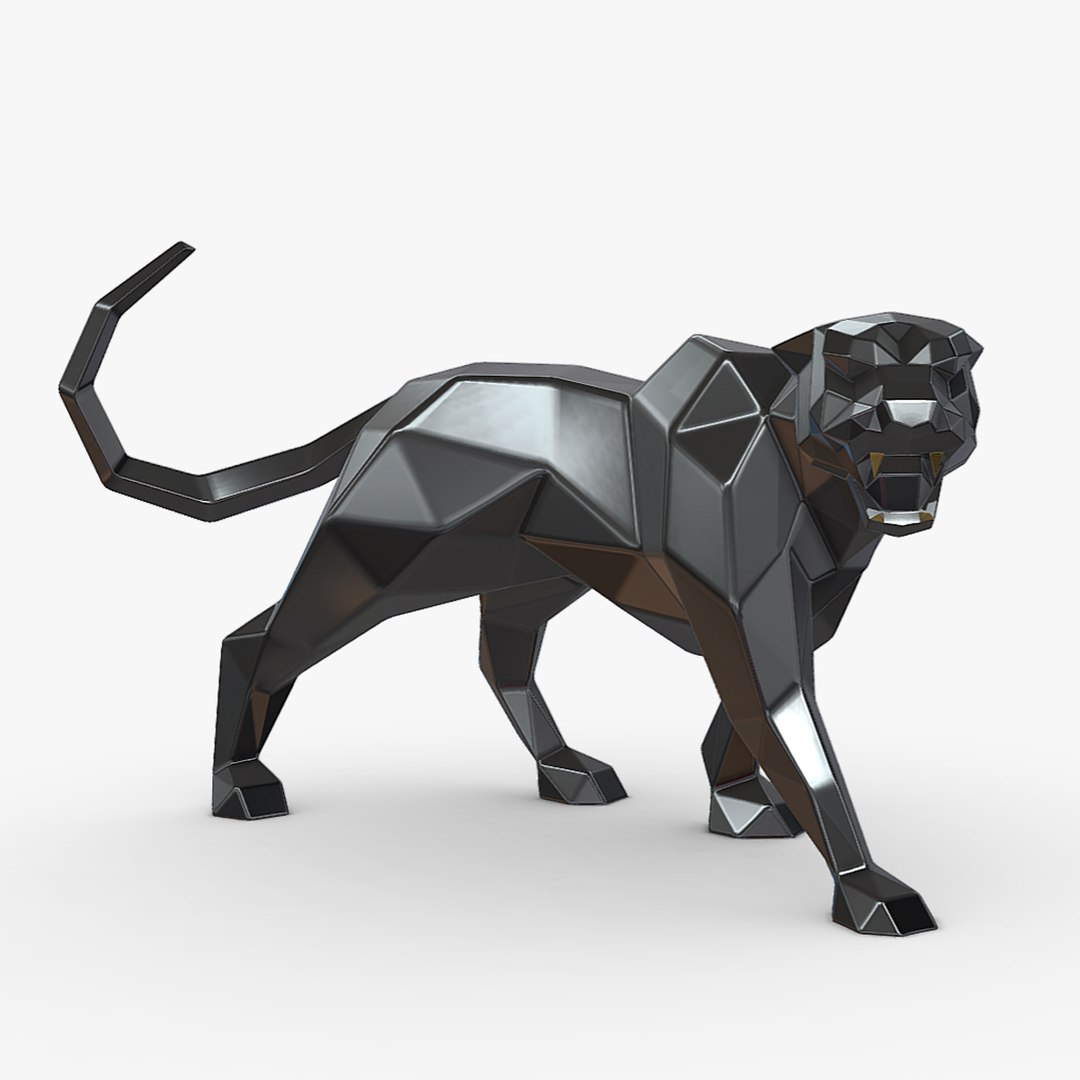 3D Black Panther model - TurboSquid 2097179