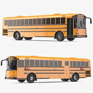 Thomas Saf T Liner School Bus Exterior Only
