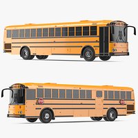 Thomas Saf T Liner School Bus Exterior Only