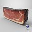 Smoked ham piece 3D