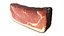 Smoked ham piece 3D