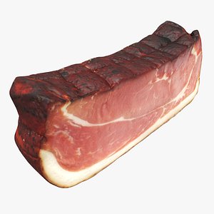 Smoked ham piece 3D