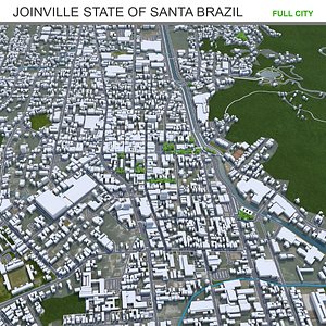 Joinville State of Santa Catarina Brazil model