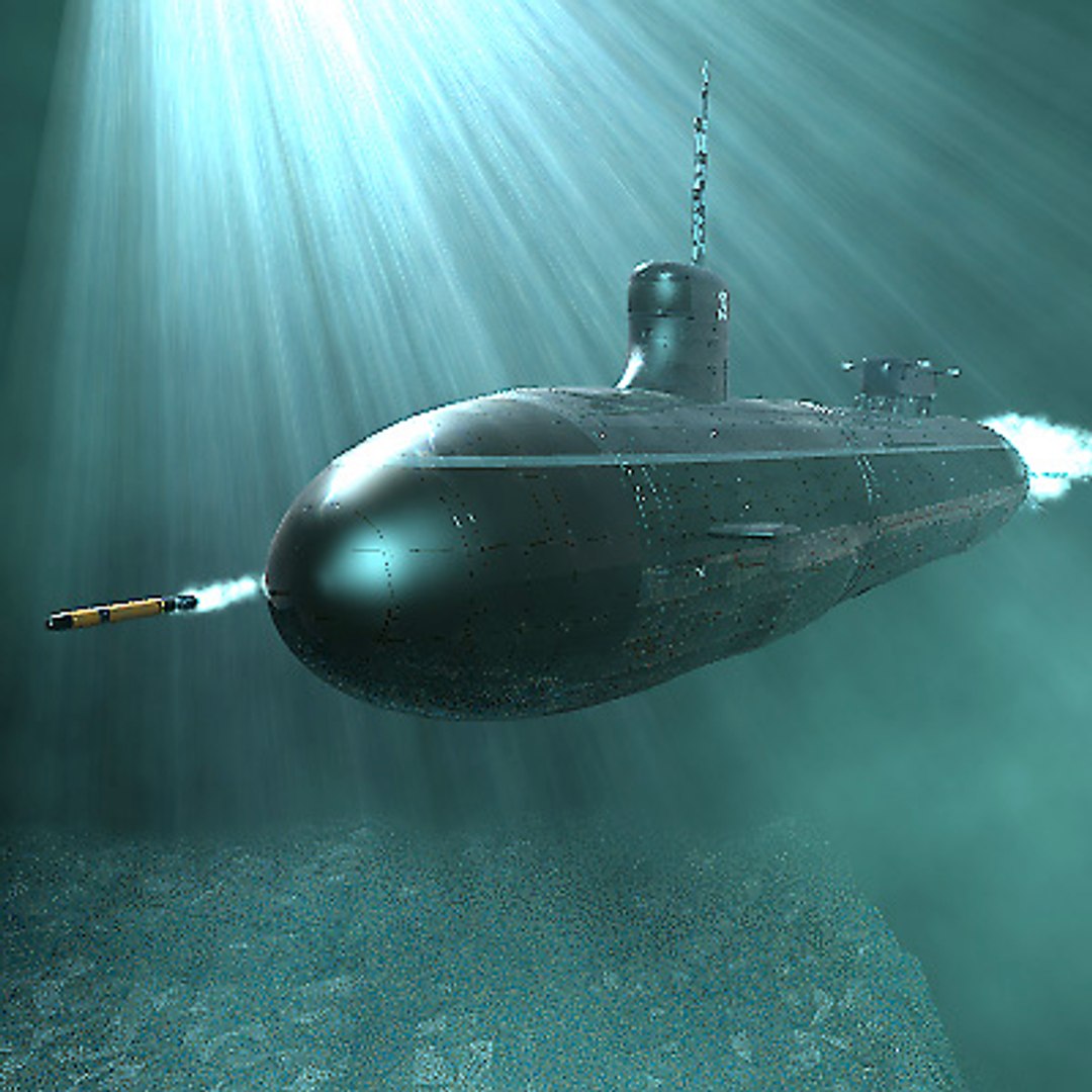 Seawolf Submarine Ssn23 Carter 3d Model