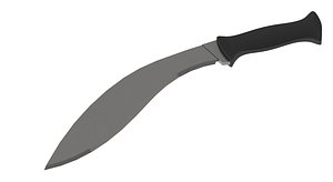 kukri sword 3d model