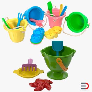 3d sand toys model