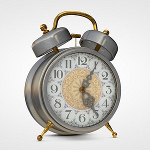 old alarm clock 3d model