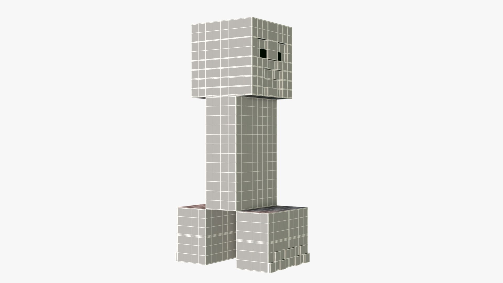 Minecraft Creeper Model Turbosquid 1832549 4735