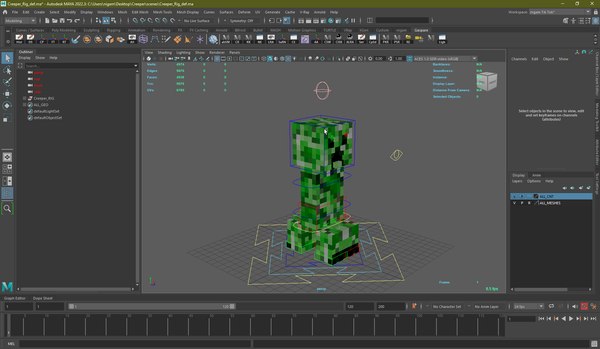 modelo 3d Minecraft Creeper - TurboSquid 1832549