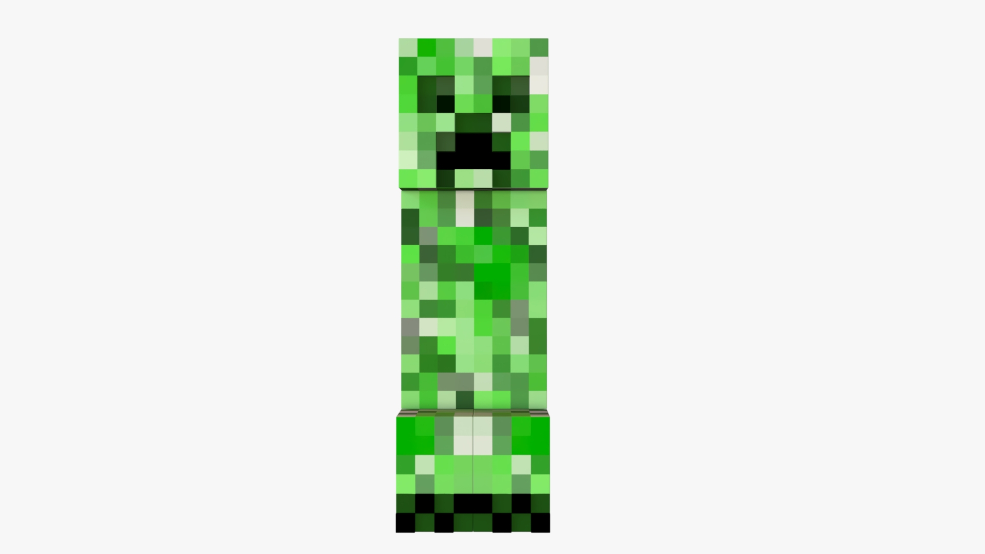 Minecraft - Realistic Creeper - Buy Royalty Free 3D model by