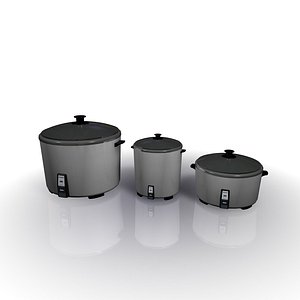 Black Decker Rice Cooker 3D model