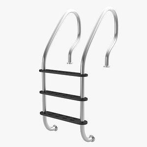 3d obj swimming pool ladder