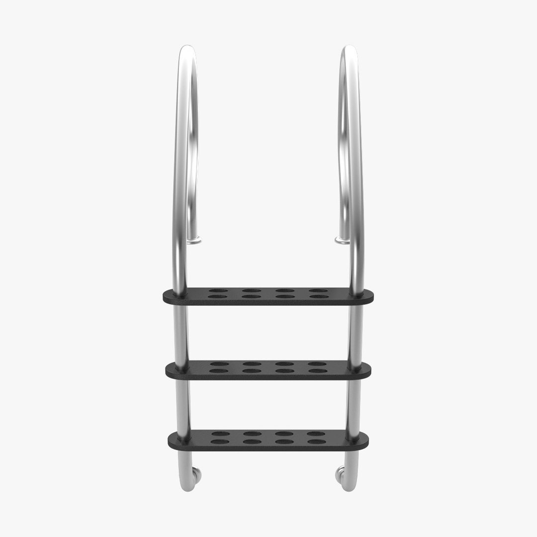 3d Obj Swimming Pool Ladder