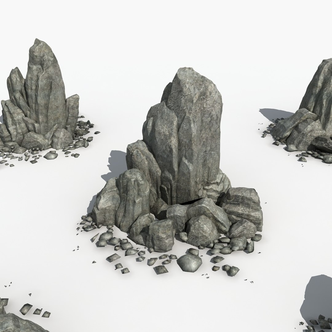 3d Model Rock