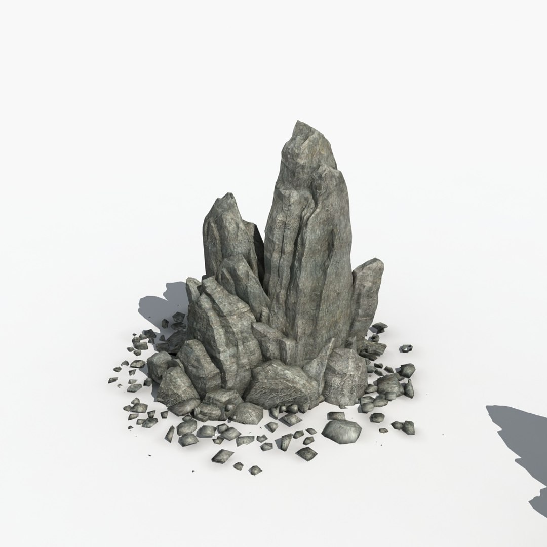 3d Model Rock