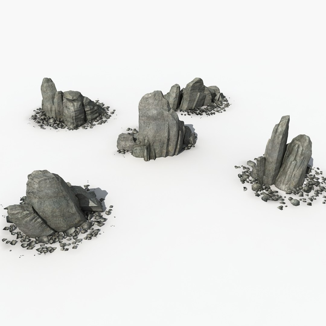 3d Model Rock